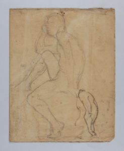 Image of Pencil Sketch of Nude Model
