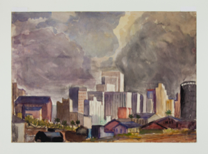 Image of Cityscape (with stormy sky)