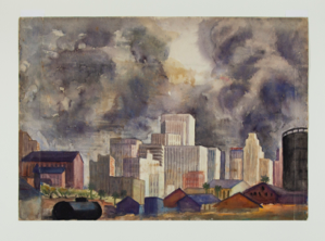 Image of Cityscape (with stormy sky)