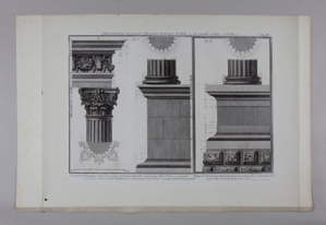Image of Dimonstrazione in grande delle parti del Tempio di Vesta, e di quello della Sibilla, from "Architectural Studies"