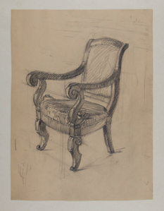 Image of Untitled (Study of a Chair)