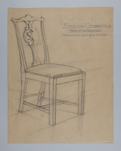 Image of American Chippendale (Two-sided, recto & verso)