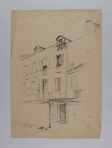 Image of Untitled (Building) (Two-sided, recto & verso)