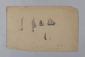Image of At Cape Cod (Two-sided sketch, recto & verso)