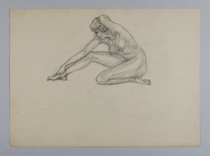 Image of Untitled (crouching nude)