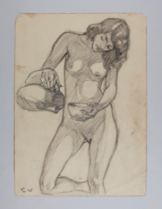 Image of Untitled (Nude Pouring a Pitcher)