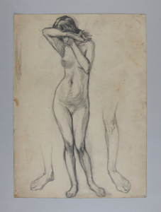 Image of Untitled (Female Nude Study) (Two-sided, recto & verso)