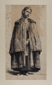 Image of Untitled (Portrait of a Girl Wearing Coat)