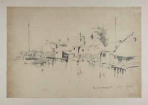Image of Untitled (Harbour Scene)