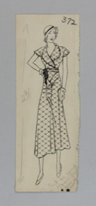 Image of Woman in Spring Dress with Hands on Hips
