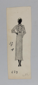 Image of Woman with Plaid Dress