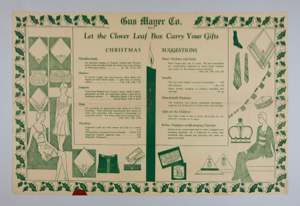 Image of Let the Clover Leaf Box Carry Your Gifts, Christmas Suggestions