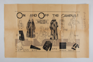 Image of On and Off the Campus! Gus Mayer Co. Ltd.