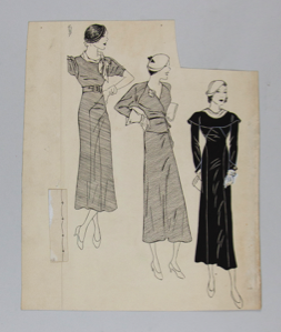 Image of Three Women in Dresses