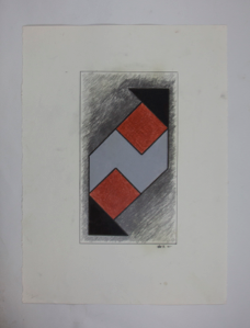 Image of Untitled (Black, Grey and Red)