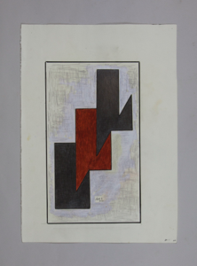 Image of Untitled (White, Red and Black)