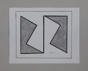 Image of Untitled (Grey and Black Lines)