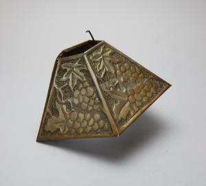 Image of Pierced Brass Lamp Shade