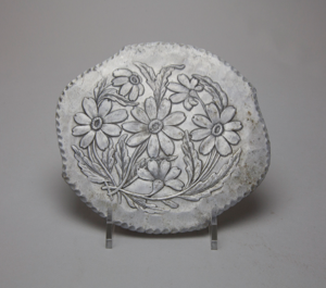 Image of Hotplate with Embossed Flower Design