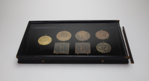Image of Display Case of Medal Awards
