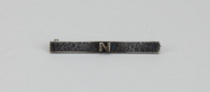 Image of Siver Pin with Monogram "N"
