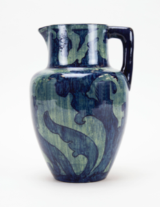 Image of Pitcher with Abstract Brocade Design
