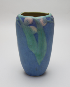 Image of Vase with Japanese Plum Design