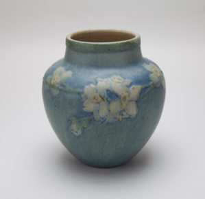 Image of Vase with Mock Orange Design