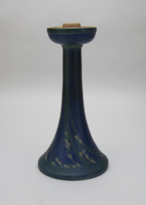 Image of Candlestick with Wild Rice Design