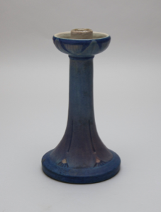 Image of Candlestick with Egyptian Inspired Floral Design
