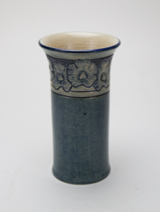 Image of Vase with Banded Magnolia Design