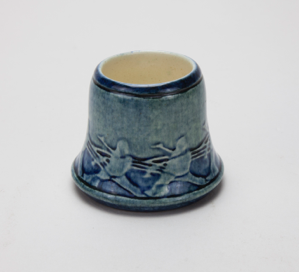 Image of Cigarette Holder with Dark Blue Abstract Design