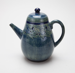 Image of Teapot with Chrysanthemum Flower Design