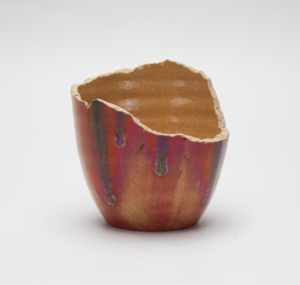 Image of Vase Fragment with Drip Design