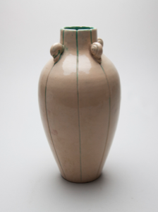 Image of Small Amphora Vase with Snail Design
