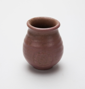 Image of Bud Vase with Carved Flower