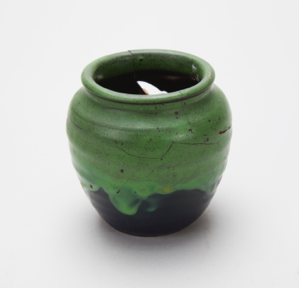 Image of Vase with Green Glaze