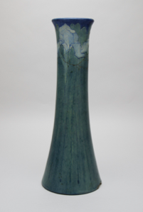 Image of Vase with Louisiana Iris Design