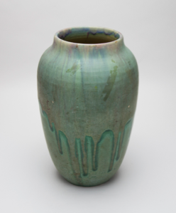 Image of Vase with Sea Green Glaze