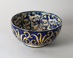 Image of Bowl with Swirl Design