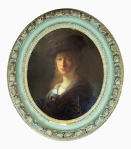Image of Portrait of Saskia van Ulenbach (Uylenburgh), after Rembrandt 