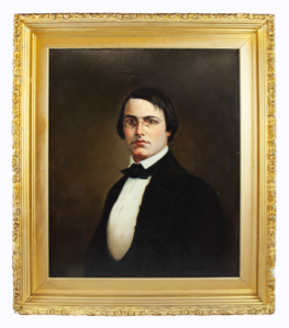 Image of Portrait of a Man with Dark Hair and Glasses