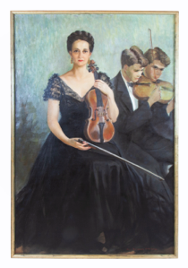 Image of Portrait of Violinist and Her Sons 