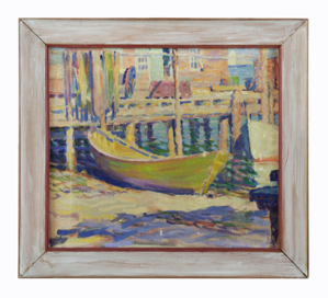 Image of Untitled (Pier with Docked Boats)