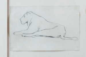 Image of Untitled (study of a lion)