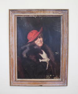 Image of Woman in Red Hat