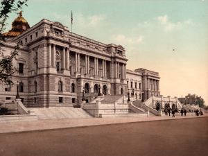 Image of Washington, West Façade, Library of Congress