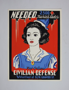 Image of WPA War Poster (Needed 2,500 nurses aids)