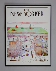Image of The New Yorker Cover (9th Avenue View of New York City)