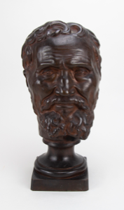 Image of Cast Bronze Bust of a Man (Suggested to be Michelangelo)